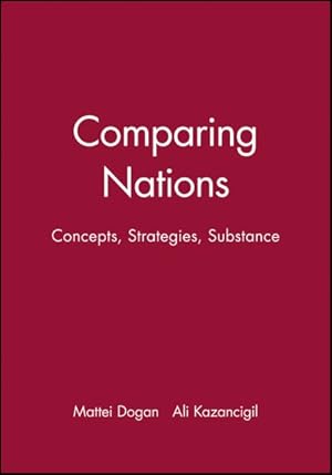 Bild des Verkufers fr Comparing Nations : Concepts, Strategies, Substance zum Verkauf von GreatBookPrices