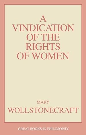 Image du vendeur pour Vindication of the Rights of Women mis en vente par GreatBookPrices