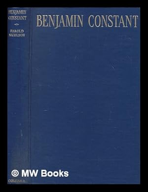 Image du vendeur pour Benjamin Constant mis en vente par MW Books