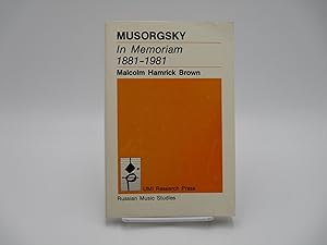 Seller image for Musorgsky in Memoriam 1881-1981. for sale by Zephyr Books