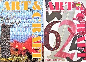 Immagine del venditore per Art & Craft Magazine. Two Issues: Maths and Art and Using Yarns venduto da Ken Jackson