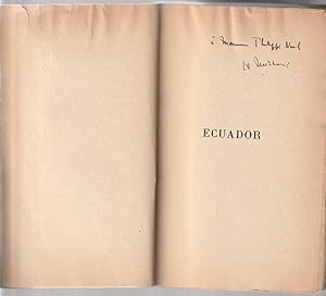 Image du vendeur pour Ecuador: Journal de voyage, mis en vente par L'Odeur du Book