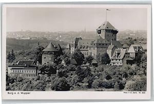 Postkarte Carte Postale Burg Wupper Schloss *