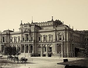 Sammlung mit 30 großformatigen Gebäudeansichten aus Leipzig. 30 Tafeln in Lichtdrucken nach Fotog...