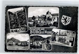 Postkarte Carte Postale Burg Wupper x