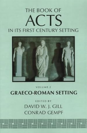 Seller image for Book of Acts in Its Graeco-Roman Setting for sale by GreatBookPrices