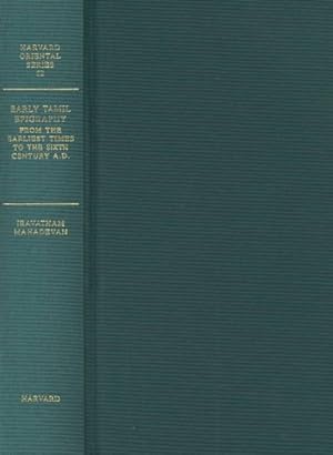 Seller image for Early Tamil Epigraphy : From the Earlist Times to the Sixth Century A.D. for sale by GreatBookPrices