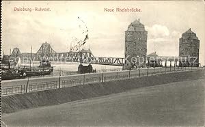 Seller image for Postkarte Carte Postale Duisburg Deutschland Neue Rheinbrcke for sale by Versandhandel Boeger