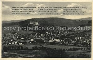 Postkarte Carte Postale Kulmbach Plassenburg