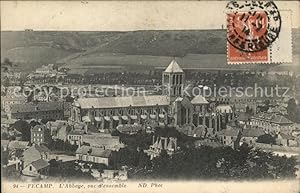 Postkarte Carte Postale Fecamp Abbaye vue d'ensemble Stempel auf AK