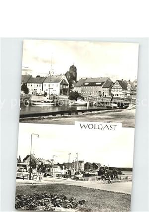 Postkarte Carte Postale Wolgast Mecklenburg-Vorpommern Hafen