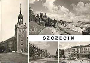 Postkarte Carte Postale Szczecin Plac Orta Bialego