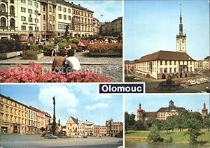 Postkarte Carte Postale Olomouc Marktplatz Kirche Schloss