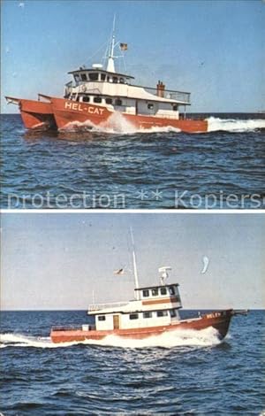 Bild des Verkufers fr Postkarte Carte Postale Motorboote Hel-Cat Fleet Montauk Long Island zum Verkauf von Versandhandel Boeger