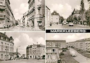 Postkarte Carte Postale Markkleeberg Karl-Marx-Strasse Mitte Am Ring Klement-Gottwald-Strasse