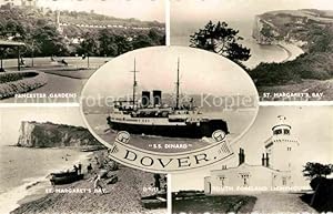 Postkarte Carte Postale Dover Kent Pencester Gardens SS Dinard St Margarets Bay South Foreland Li...