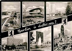 Imagen del vendedor de Postkarte Carte Postale Berlin Stadtautobahn Kongresshalle Hansaviertel Corbusier-Haus a la venta por Versandhandel Boeger