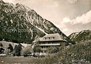 Postkarte Carte Postale Hinterstein Bad Hindelang Hotel Pension Waidmannsheil Allgäuer Alpen