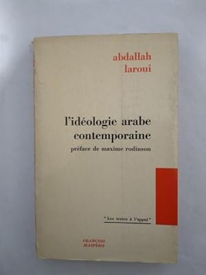 Imagen del vendedor de L'ideologie arabe contemporaine a la venta por Libros Ambig