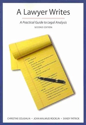 Immagine del venditore per Lawyer Writes : A Practical Guide to Legal Analysis venduto da GreatBookPrices