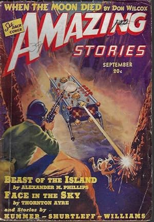 Image du vendeur pour AMAZING Stories: September, Sept. 1939 mis en vente par Books from the Crypt