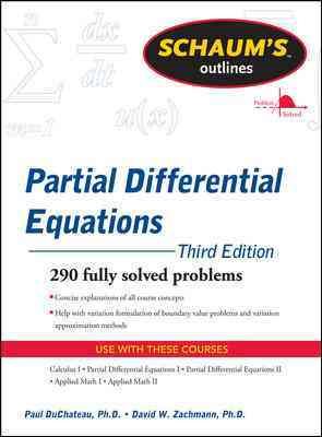 Image du vendeur pour Schaum's Outline Partial Differential Equations mis en vente par GreatBookPrices