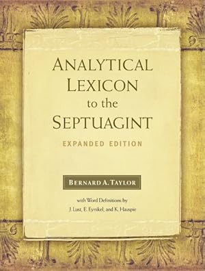 Imagen del vendedor de Analytical Lexicon to the Septuagint a la venta por GreatBookPrices