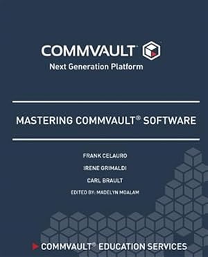 Imagen del vendedor de Mastering Commvault Software a la venta por GreatBookPrices