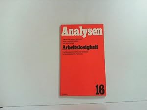 Seller image for Analysen. Arbeitslosigkeit. Fachwissenschaftliche Analyse und didaktische Planung. for sale by Zellibooks. Zentrallager Delbrck