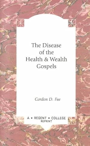 Immagine del venditore per Disease of the Health & Wealth Gospels venduto da GreatBookPrices