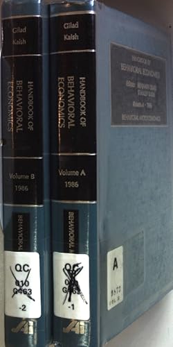 Seller image for Handbook of Behavioral Economics: Behavioral Microeconomics (2 vols./ 2 Bnde) - Vol. A/ B. for sale by books4less (Versandantiquariat Petra Gros GmbH & Co. KG)