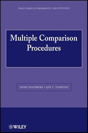 Image du vendeur pour Multiple Comparison Procedures mis en vente par GreatBookPrices