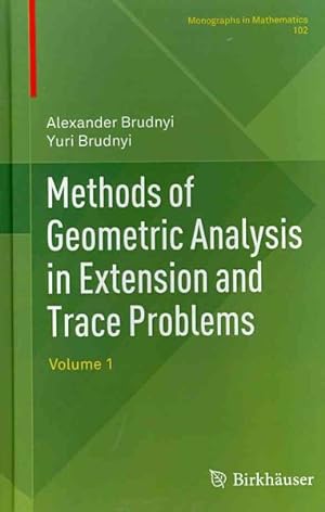 Seller image for Methods of Geometric Analysis in Extension and Trace Problems for sale by GreatBookPrices
