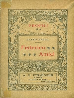 Bild des Verkufers fr Federico Amiel zum Verkauf von Librodifaccia
