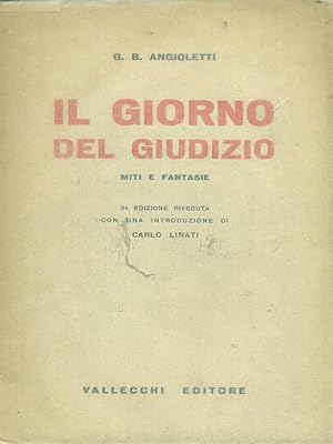 Imagen del vendedor de Il giorno del giudizio a la venta por Librodifaccia