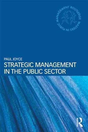 Seller image for Strategic Management in the Public Sector for sale by GreatBookPrices