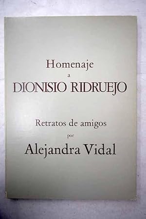 Imagen del vendedor de Homenaje a Dionisio Ridruejo a la venta por Alcan Libros