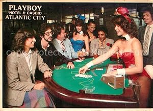 Postkarte Carte Postale Casino Spielbank Playboy Hotel-Casino Atlantic City Bunny Croupiers Karte...