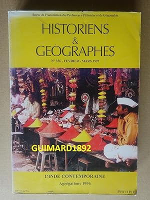 Historiens et géographes n°356 février-mars 1997 L'Inde contemporaine