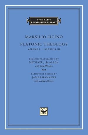 Imagen del vendedor de Platonic Theology : Books Ix-XI a la venta por GreatBookPrices