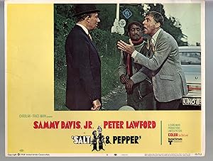 Image du vendeur pour Salt & Pepper-Sammy Davis Jr-Peter Lawford-Rat Pack-11x14-Color-Lobby Card mis en vente par DTA Collectibles