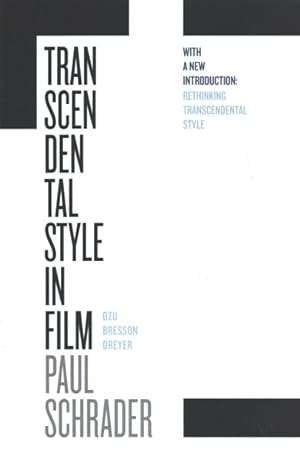 Immagine del venditore per Transcendental Style in Film : Ozu, Bresson, Dreyer venduto da GreatBookPrices