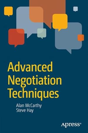 Imagen del vendedor de Advanced Negotiation Techniques a la venta por GreatBookPrices