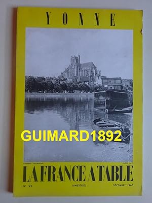 Image du vendeur pour La France  table n123 Yonne mis en vente par Librairie Michel Giraud