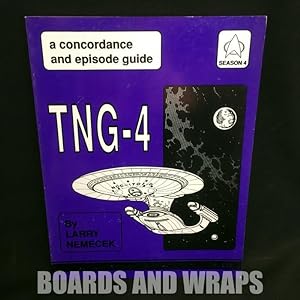 Image du vendeur pour TNG-4 A Guide to the Fourth Season of "Star Trek: The Next Generation" mis en vente par Boards & Wraps