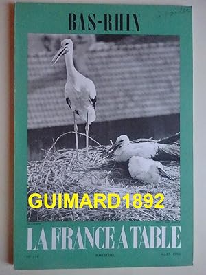 La France à table n°119 Bas-Rhin