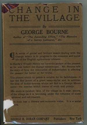 Seller image for Change in the Village by George Bourne (ps. for George Sturt) First US Edition for sale by Heartwood Books and Art