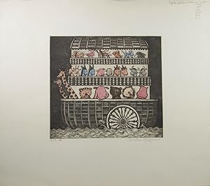 Bild des Verkufers fr Ark with couples zum Verkauf von William Chrisant & Sons, ABAA, ILAB. IOBA, ABA, Ephemera Society