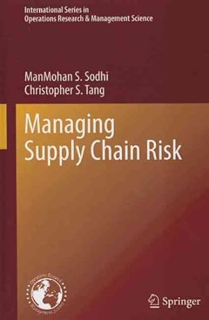 Imagen del vendedor de Managing Supply Chain Risk a la venta por GreatBookPrices