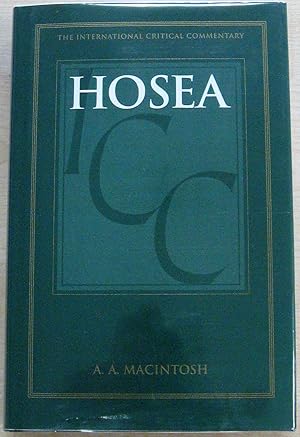 Hosea. A Critical and Exegetical Commentary